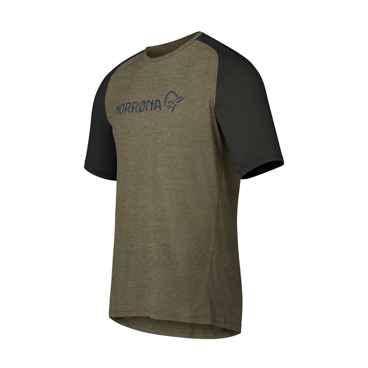 Norrona Fjora Equaliser Lightweight TShirt Men's in Olive Night
